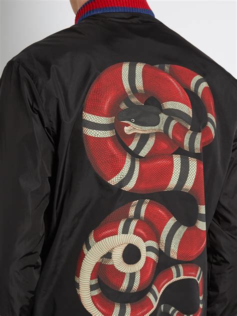 gucci jacket snake|gucci snake and bee polo.